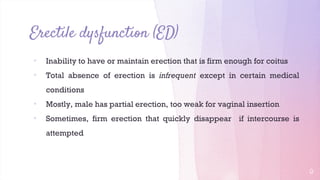 Sexual dysfunction & management | PPTX
