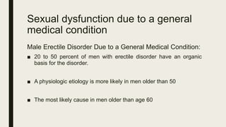 General Dysfunction Sexual Dysfunctions | PPTX