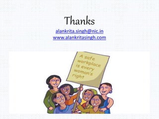 Thanks
alankrita.singh@nic.in
www.alankritasingh.com
 