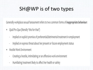 SH@WP is of two types
 