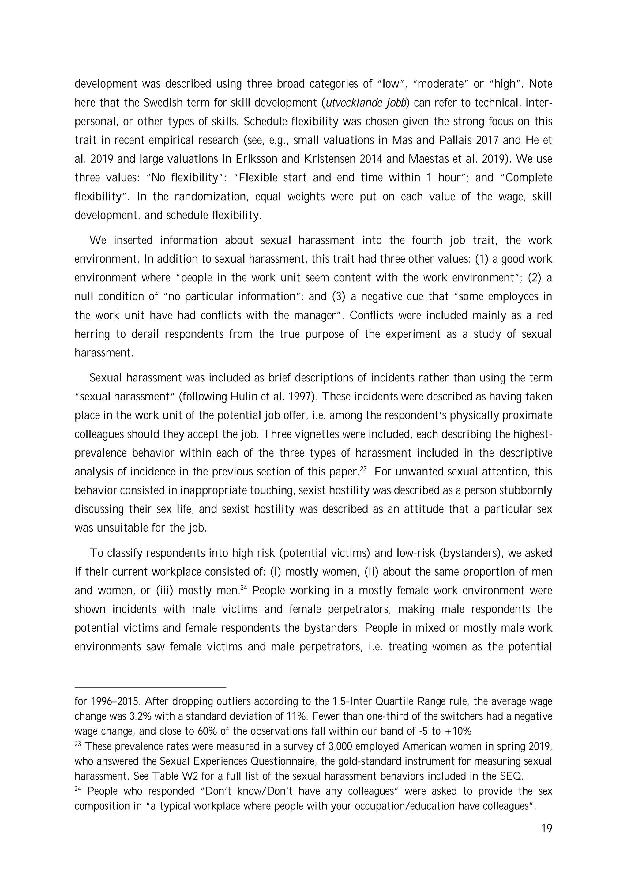 Sexual harassment and gender inequality in the labor market | PDF