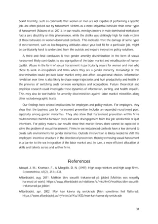 Sexual harassment and gender inequality in the labor market | PDF