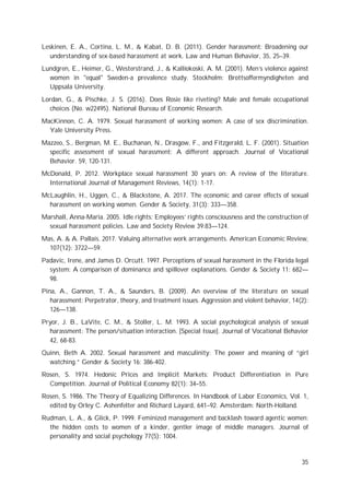 Sexual harassment and gender inequality in the labor market | PDF
