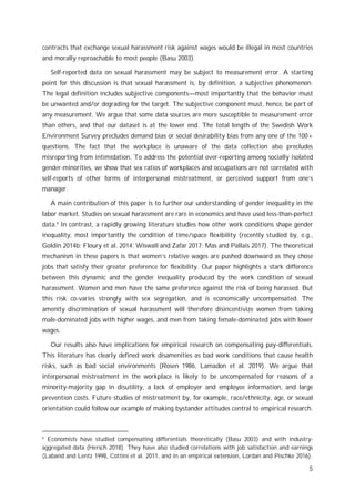 Sexual harassment and gender inequality in the labor market | PDF