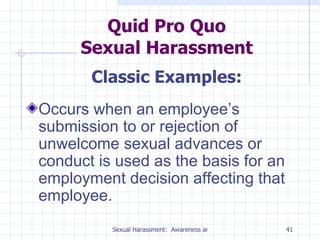 Sexual Harassment Employee Powerpoint