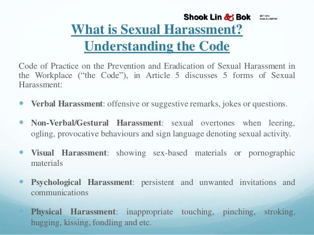 Sexual Harassment And Gender Discrimination By Janice Anne Leo 