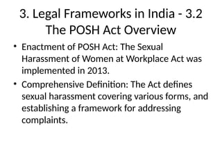 Posh Form Sexual Harassment Prevention POSH training | PPTX
