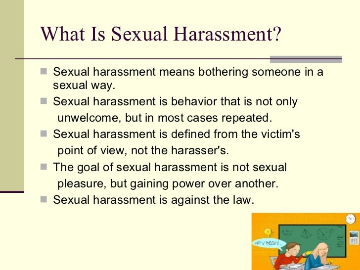 How does California law define harassment?