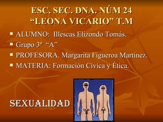 ESC. SEC. DNA. NÚM 24 “LEONA VICARIO” T.M ,[object Object],[object Object],[object Object],[object Object],[object Object]