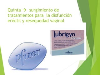 Quinta  surgimiento de
tratamientos para la disfunción
eréctil y resequedad vaginal
 
