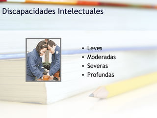 Discapacidades Intelectuales Leves Moderadas Severas Profundas 