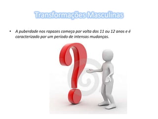 Ter a menstruação significa que vai sair sangue pela vagina da menina. Isto não quer dizer que tenha uma ferida, que algo lhe doa ou que se passe alguma coisa má. Nada disso! O que quer dizer é que a partir desse dia é fértil e poderá ter um bebé.Para que não se sujem durante o período de menstruação, as raparigas utilizam:Ou?!Pensos higiénicosTampão higiénico