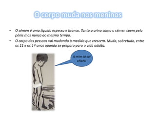 Surgimento de pêlos nos púbis, nas axilas e no peito;