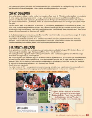 Como nos organizamos
O que tem nessa publicação?
7
 