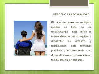 Sexualidad para personas con discapacidad | PPTX