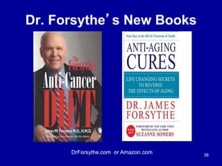 Dr. Forsythe’s New Books 
36 
DrForsythe.com or Amazon.com 
 