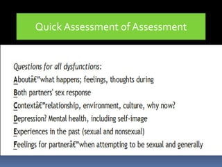 Quick Assessment of Assessment

 