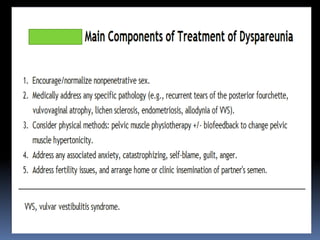 Sexuality and sexual dysfunction
