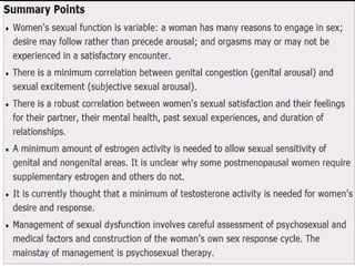 Sexuality and sexual dysfunction