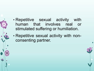 Sexuality and sexual health ppt | PPTX