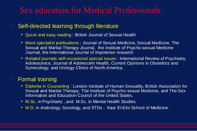 Sexual education research