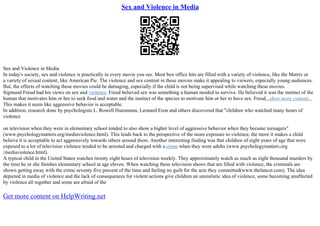 Sexuality In The Media | PPT