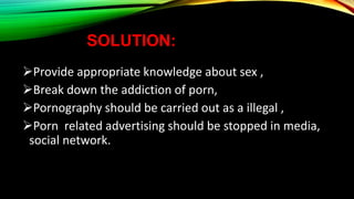 Sexuality &amp; pronography sociology