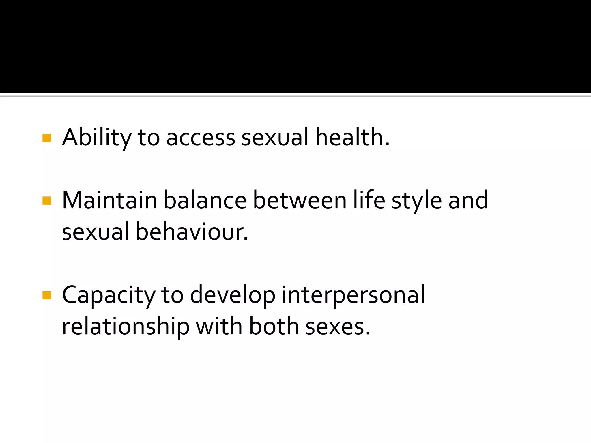 Sexuality and Sexual Health | PPTX