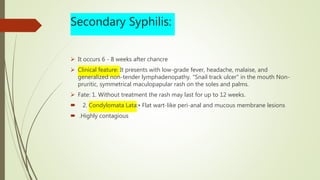 Snail Track Rash Sexually transmitted disease (STD).pptx