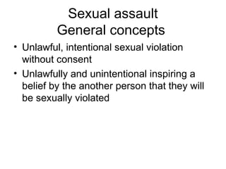 Sexual Offences forensic pathology is vital | PPT