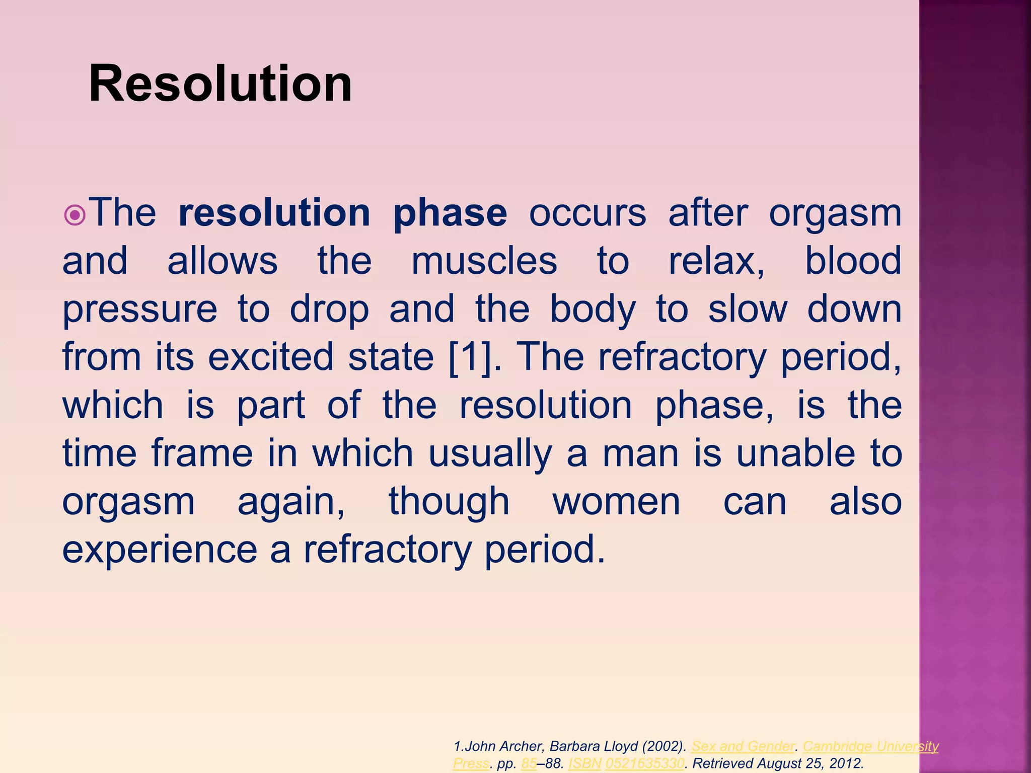 Sexual Response Cycle- Dr Shahjada Selim | PPTX