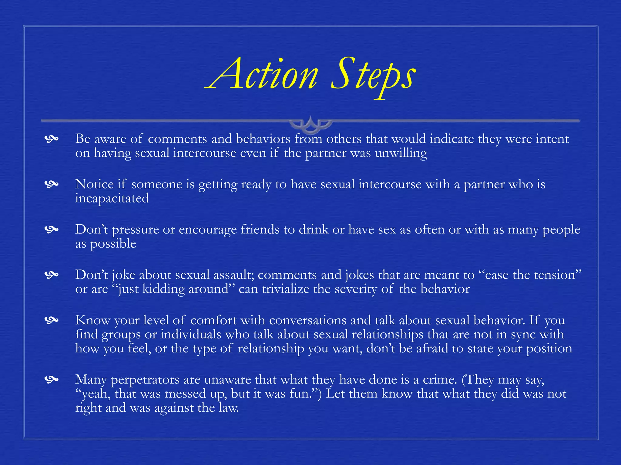 Sexual Violence & Bystander Intervention | PPTX