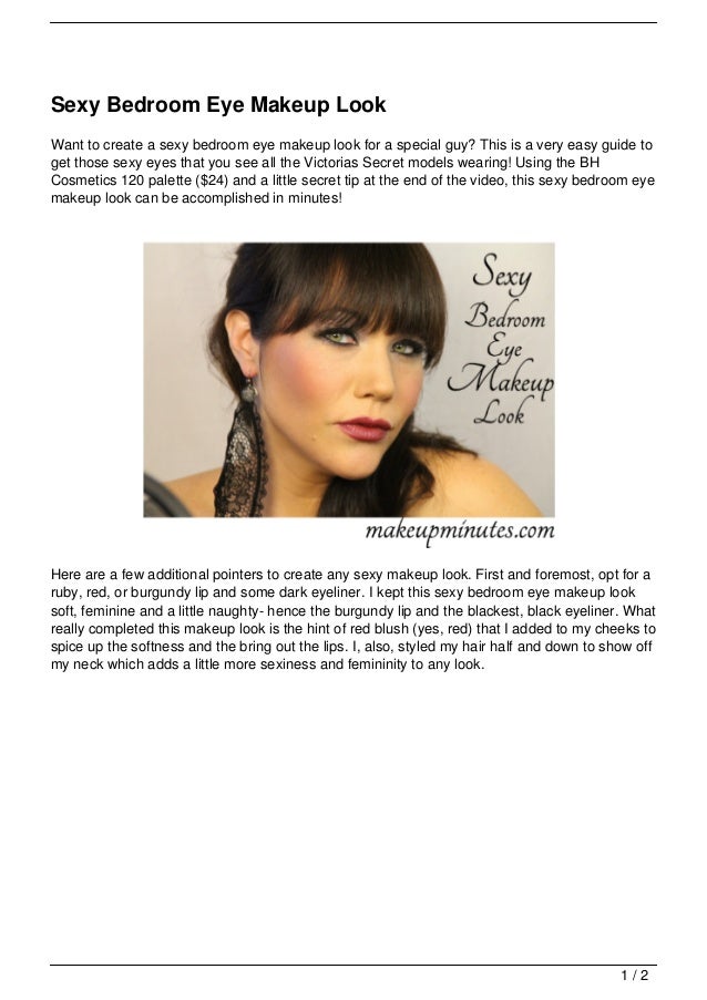 Sexy Bedroom Eye Makeup Look
