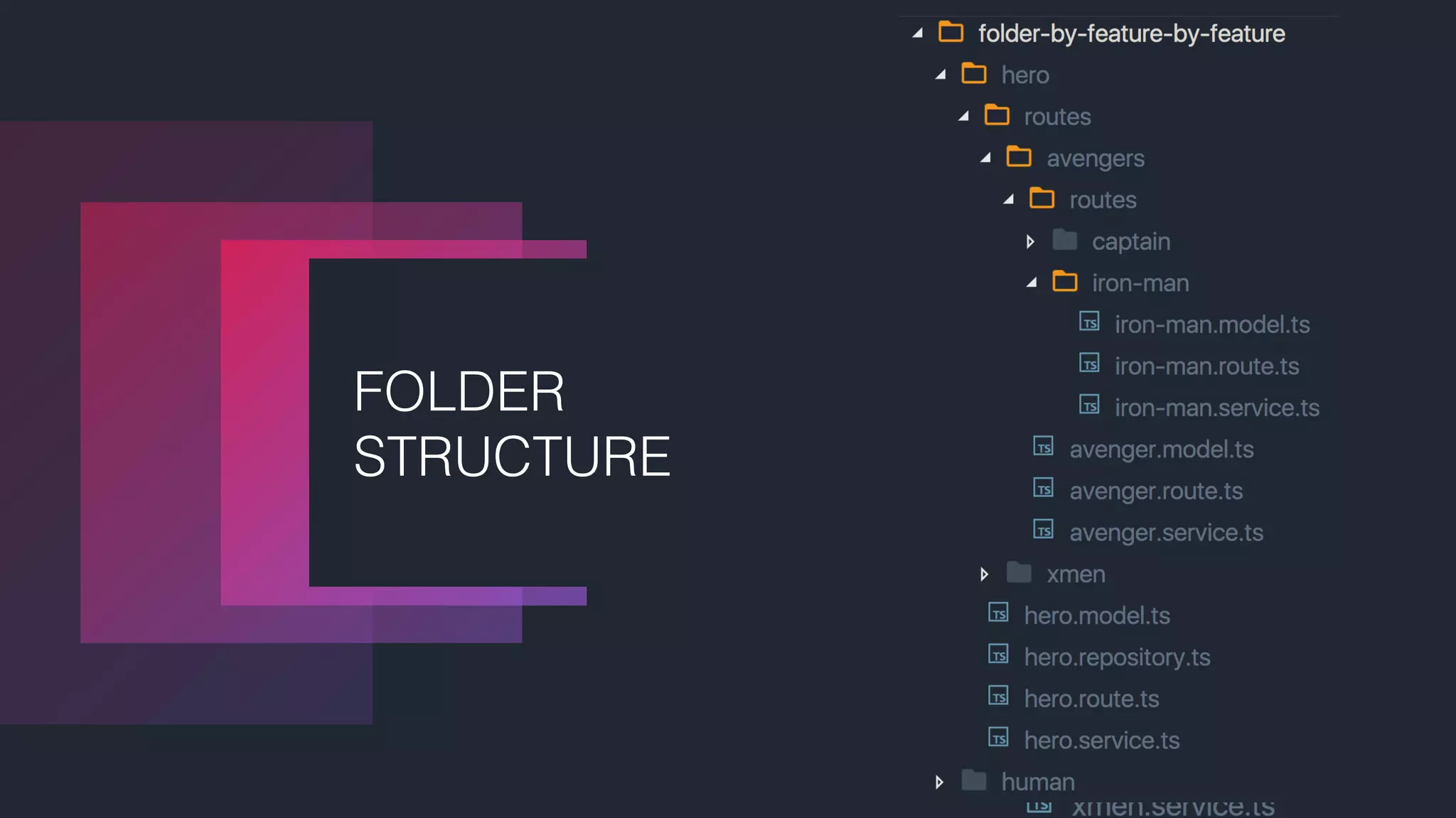 FOLDER
STRUCTURE
 