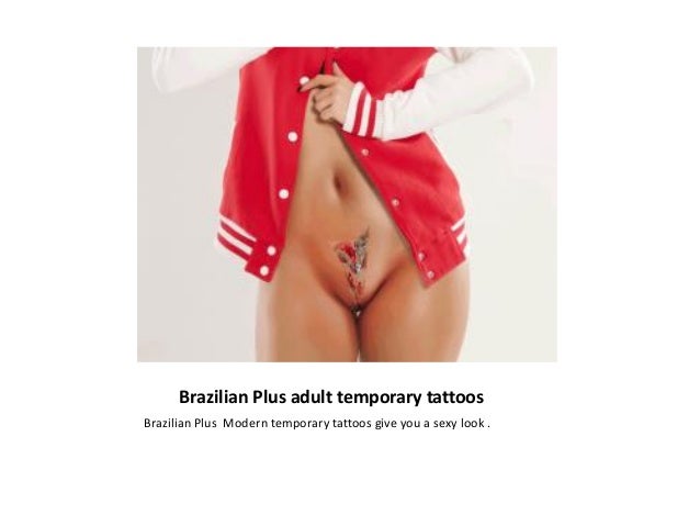 Sexy Temporary Tattoos After Shaving Pubic Hair