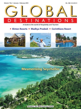 Seychelles cover story in global destination jan feb 2016