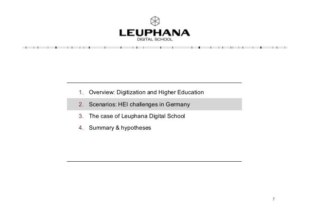 Digitization and Disintermediation in German Higher Education