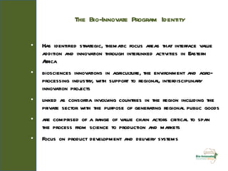 Bioresources Innovations Network for Eastern African Development   