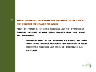 Bioresources Innovations Network for Eastern African Development   