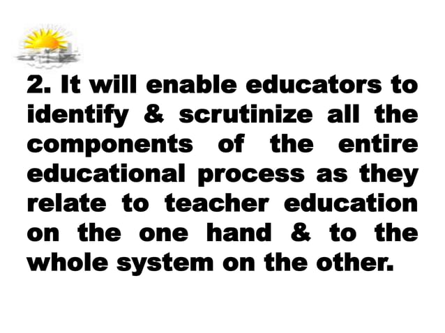 SYSTEM ANALYSIS IN EDUCATION PPT