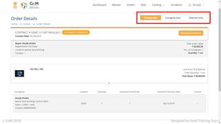 Designed by GeM Training Team1 JUNE 2018