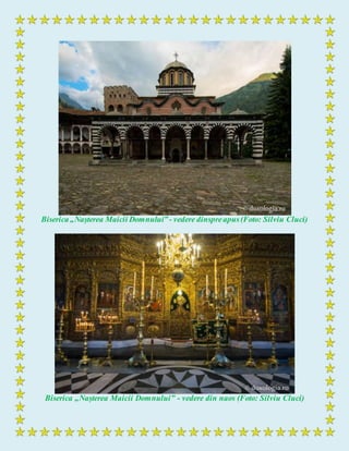 Biserica „Nașterea Maicii Domnului” - vedere dinspreapus(Foto: Silviu Cluci)
Biserica „Nașterea Maicii Domnului” - vedere din naos (Foto: Silviu Cluci)
 