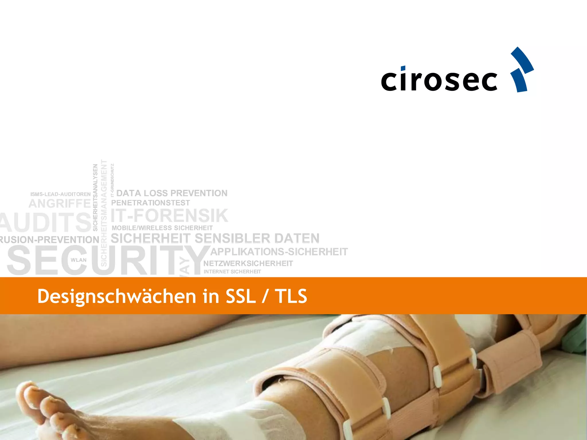 Designschwächen in SSL / TLS
 