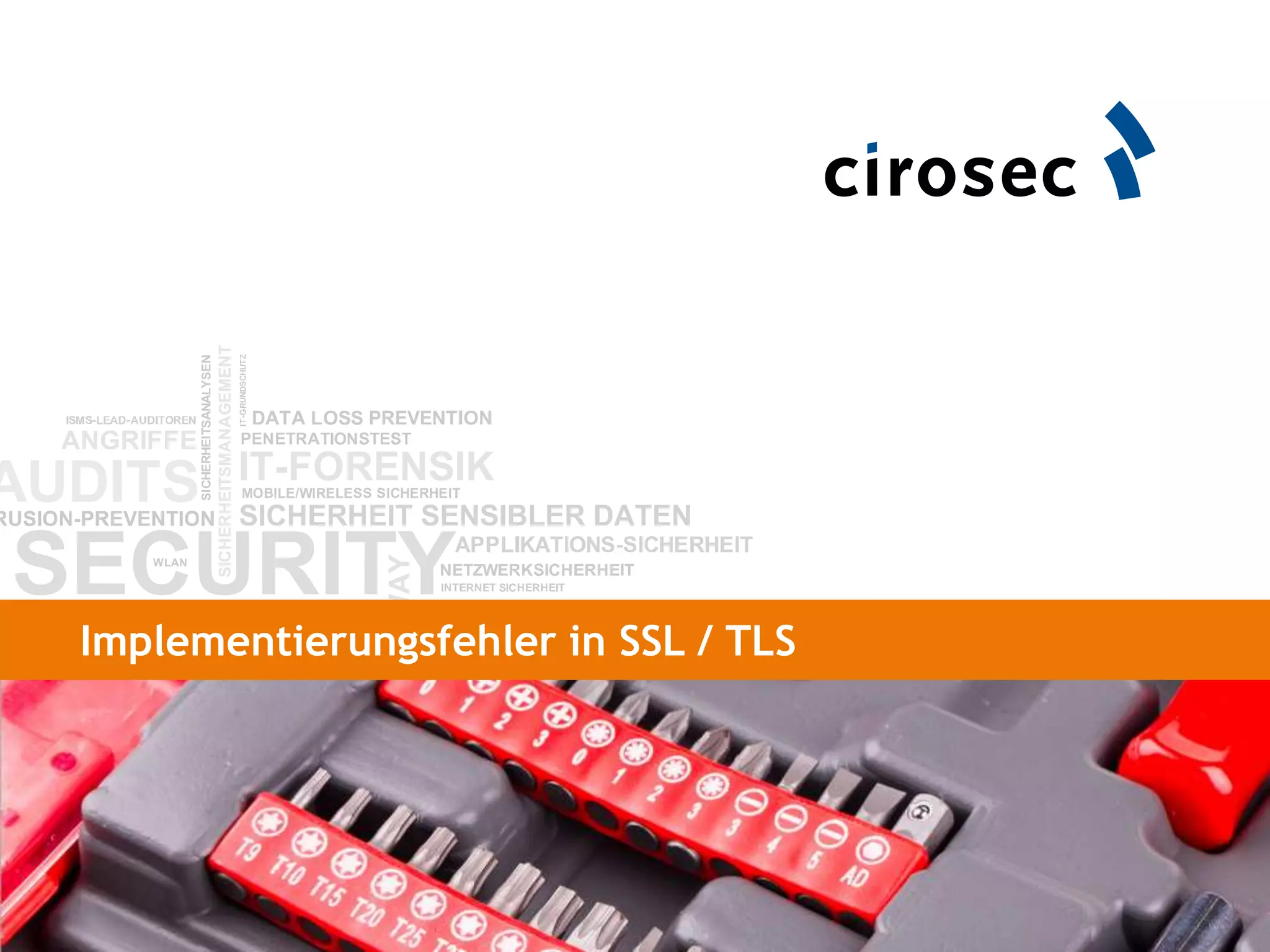Implementierungsfehler in SSL / TLS
 