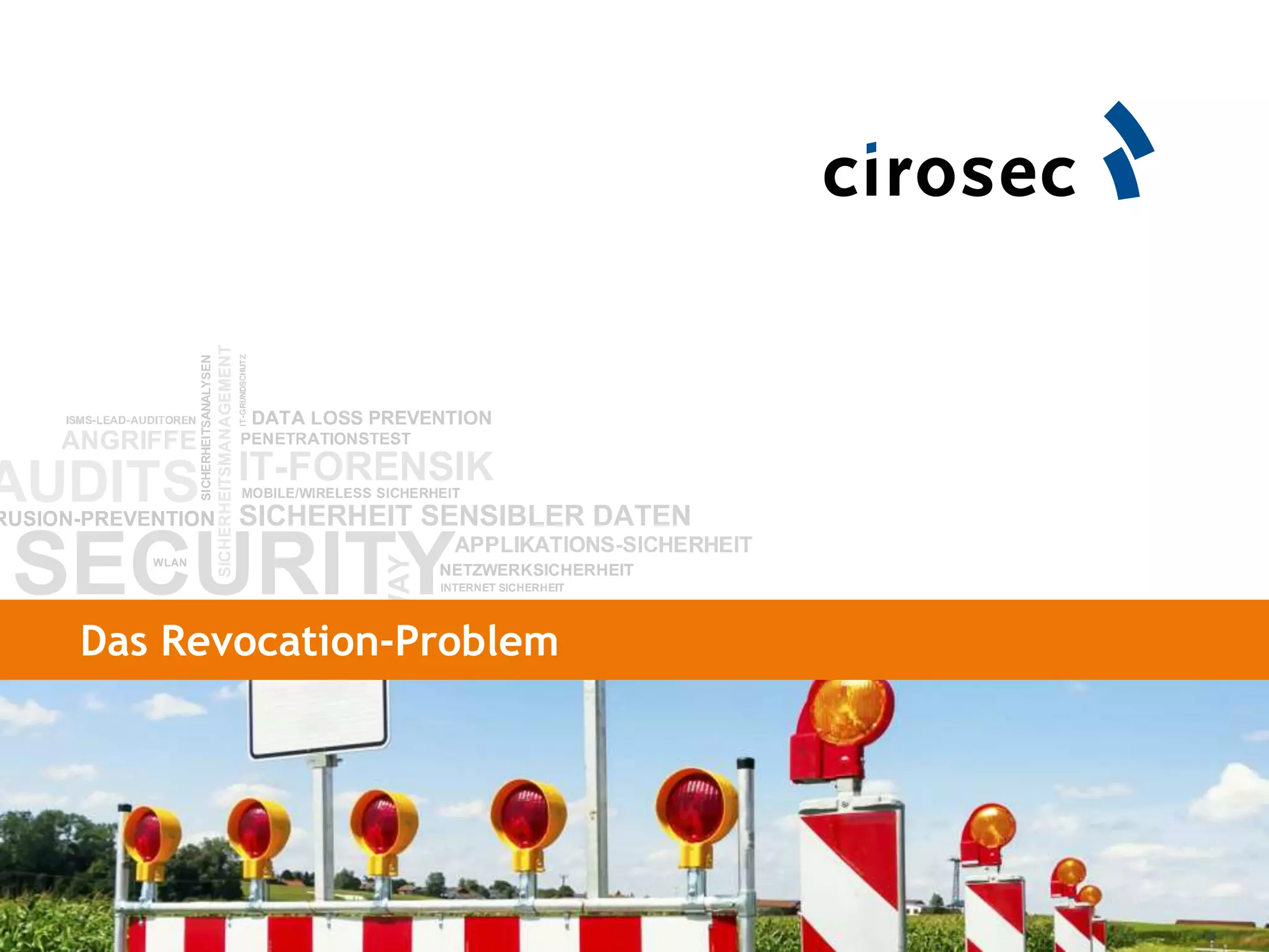 Das Revocation-Problem
 
