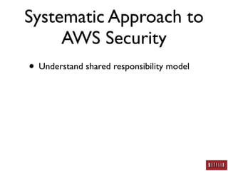 AWS Security: A Practitioner's Perspective