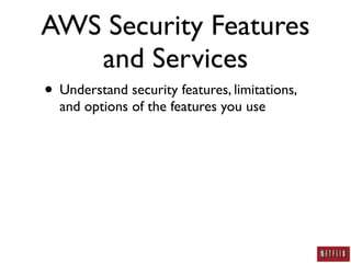 AWS Security: A Practitioner's Perspective