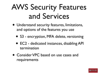 AWS Security: A Practitioner's Perspective