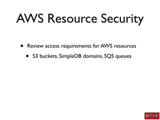 AWS Security: A Practitioner's Perspective