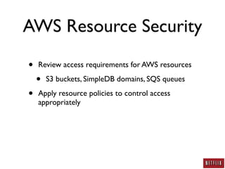 AWS Security: A Practitioner's Perspective